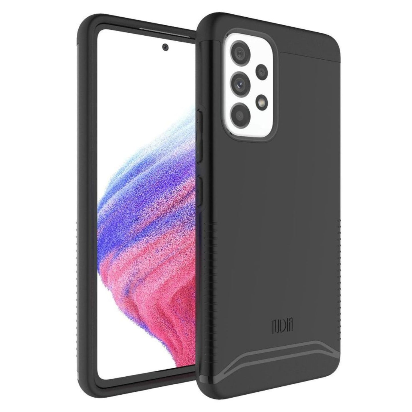 Jet Black MERGE Heavy Duty Dual Layer Case for Samsung Galaxy A53 5G – Rugged Shockproof Protective Phone Cover