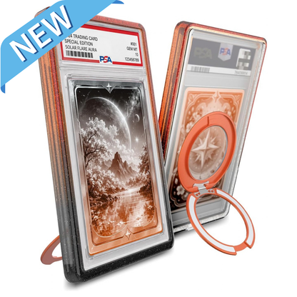 PSA Slab Guard Anti-UV Magnetic Ring Stand Case LUCION Protective Graded Card Display Holder