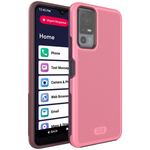 Main Product Image of Smokey Pink TUDIA MergeGrip for Lively Jitterbug Smart 4 Phone Case
