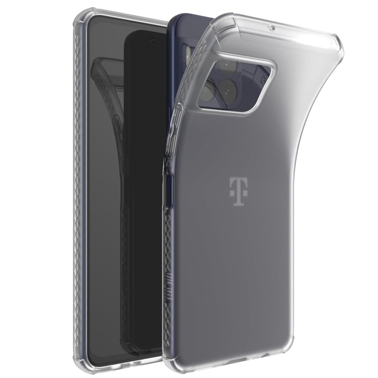 T-Mobile Revvl 7 Pro 5G (2024) Semi-Transparent Case SKN Heavy Duty DualShield T-Mobile Revvl 7 Pro 5G (2024) Semi-Transparent Case SKN Heavy Duty DualShield