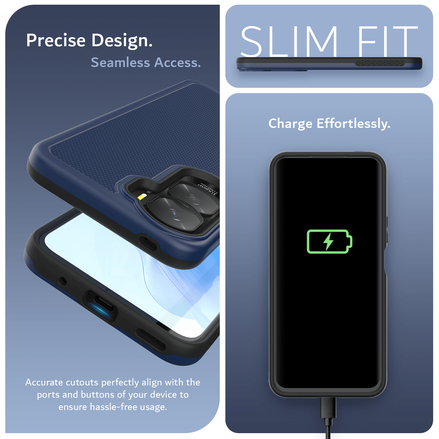 Honor 90 Lite 5G Case MergeGrip Heavy Duty - TUDIA Products