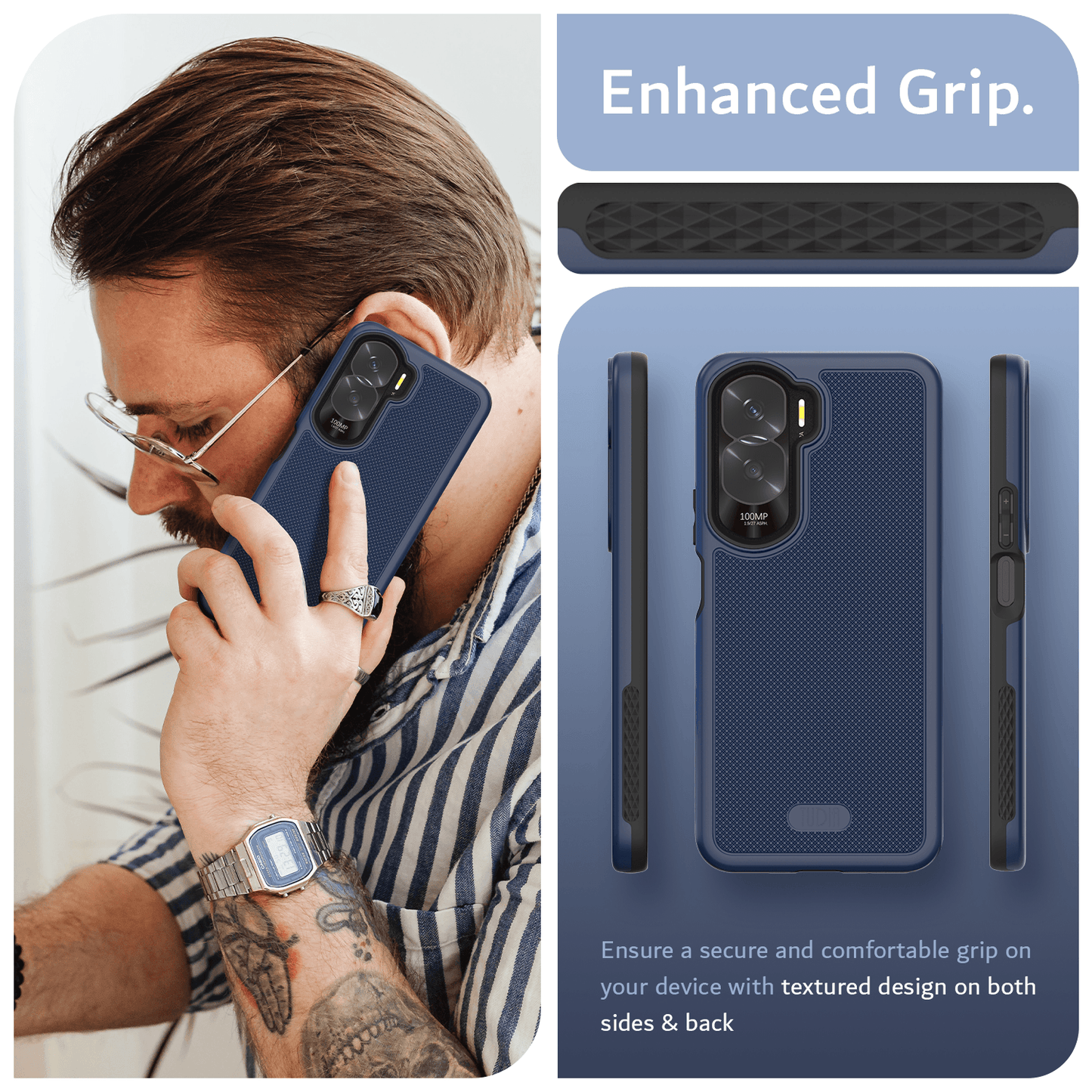 Honor 90 Lite 5G Case MergeGrip Heavy Duty - TUDIA Products