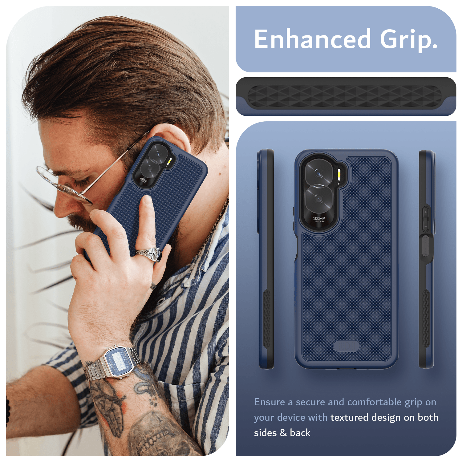 Honor 90 Lite 5G Case MergeGrip Heavy Duty - TUDIA Products