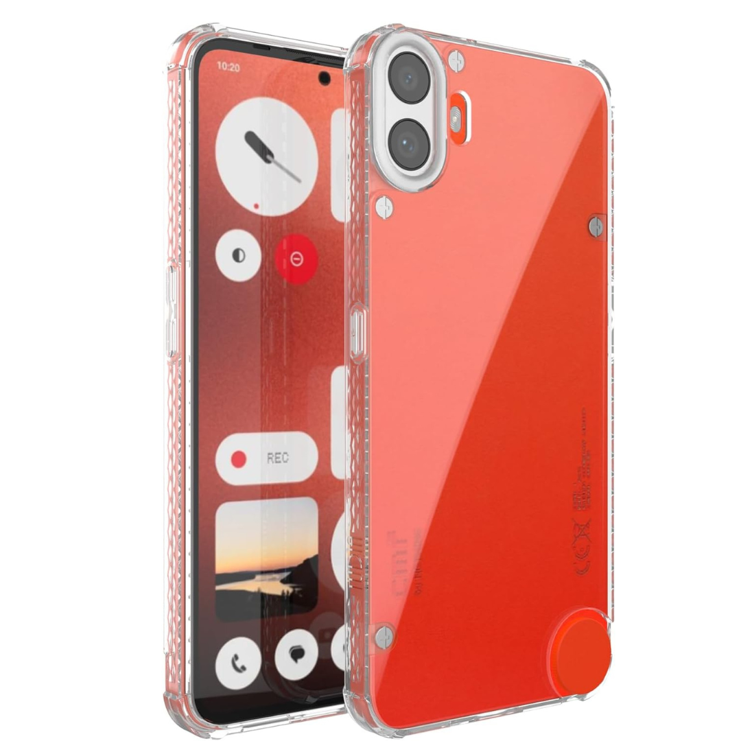Nothing CMF Phone (1) SKN Case - Shockproof Transparent Crystal Clear TPU for Sleek Protection
