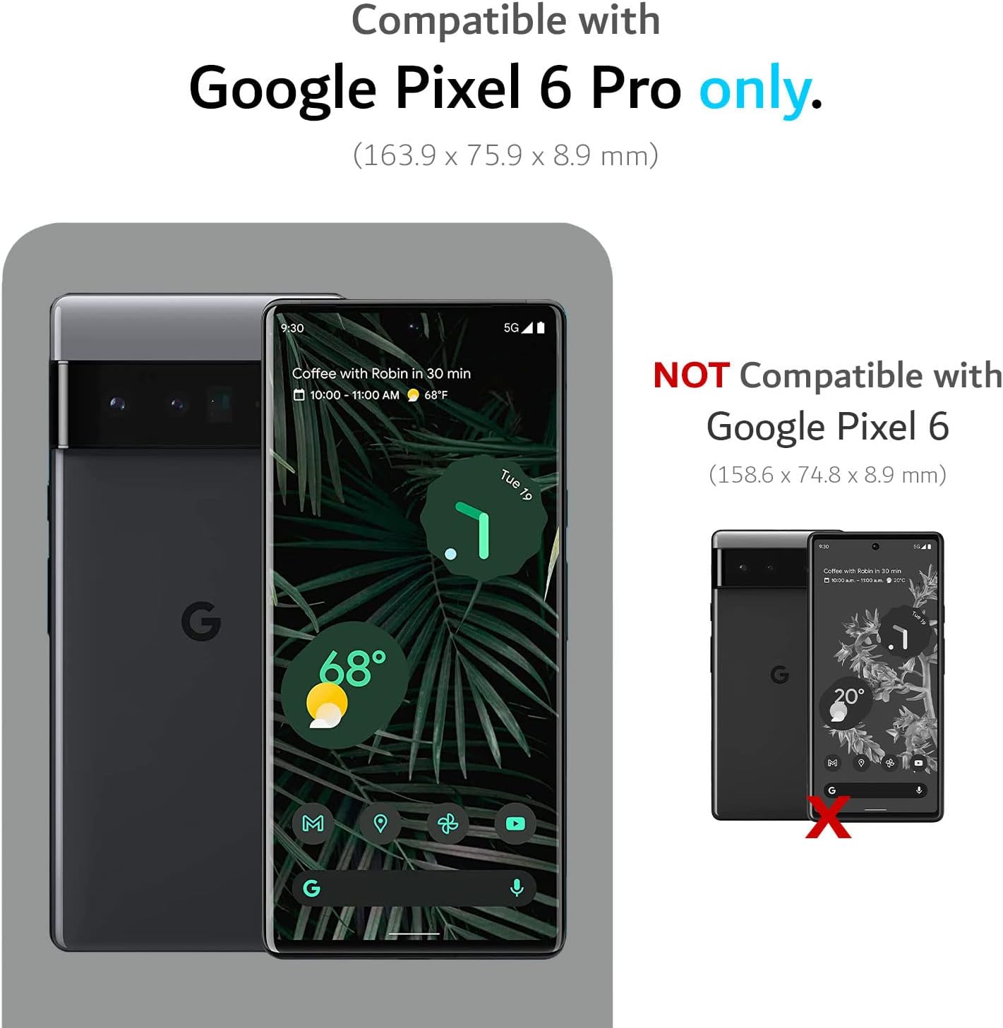 Google Pixel 6 Pro Case Merge Heavy Duty Dual Layer - TUDIA Products