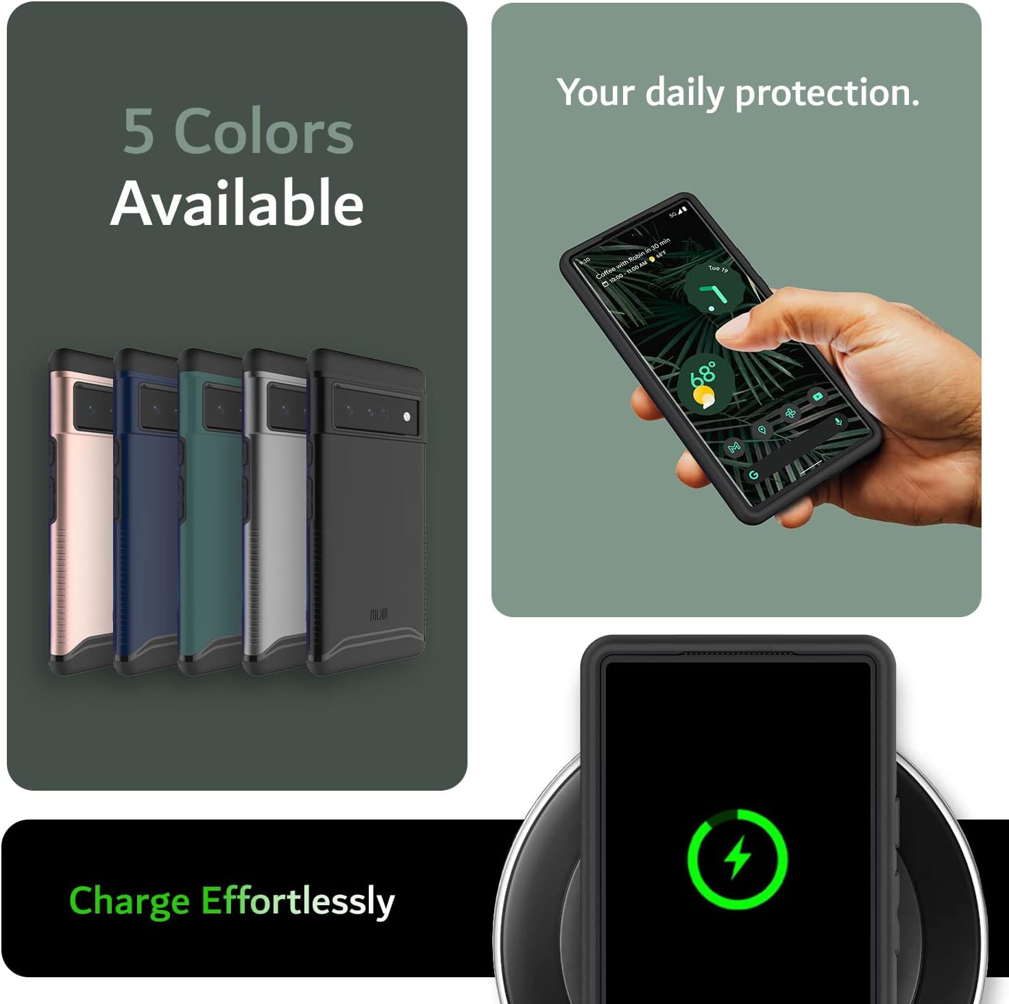 Google Pixel 6 Pro Case Merge Heavy Duty Dual Layer - TUDIA Products