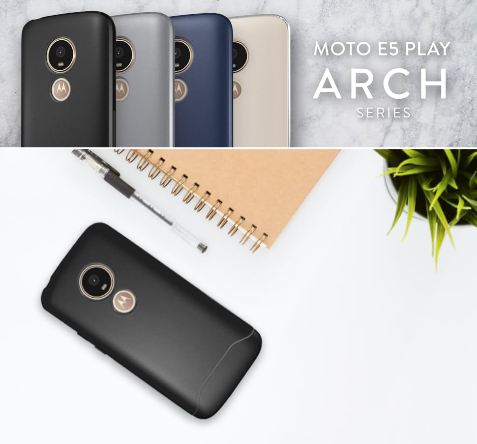 TUDIA ARCH Series Case for Motorola Moto E5 Play – Lightweight, Slim, and Shockproof Protection