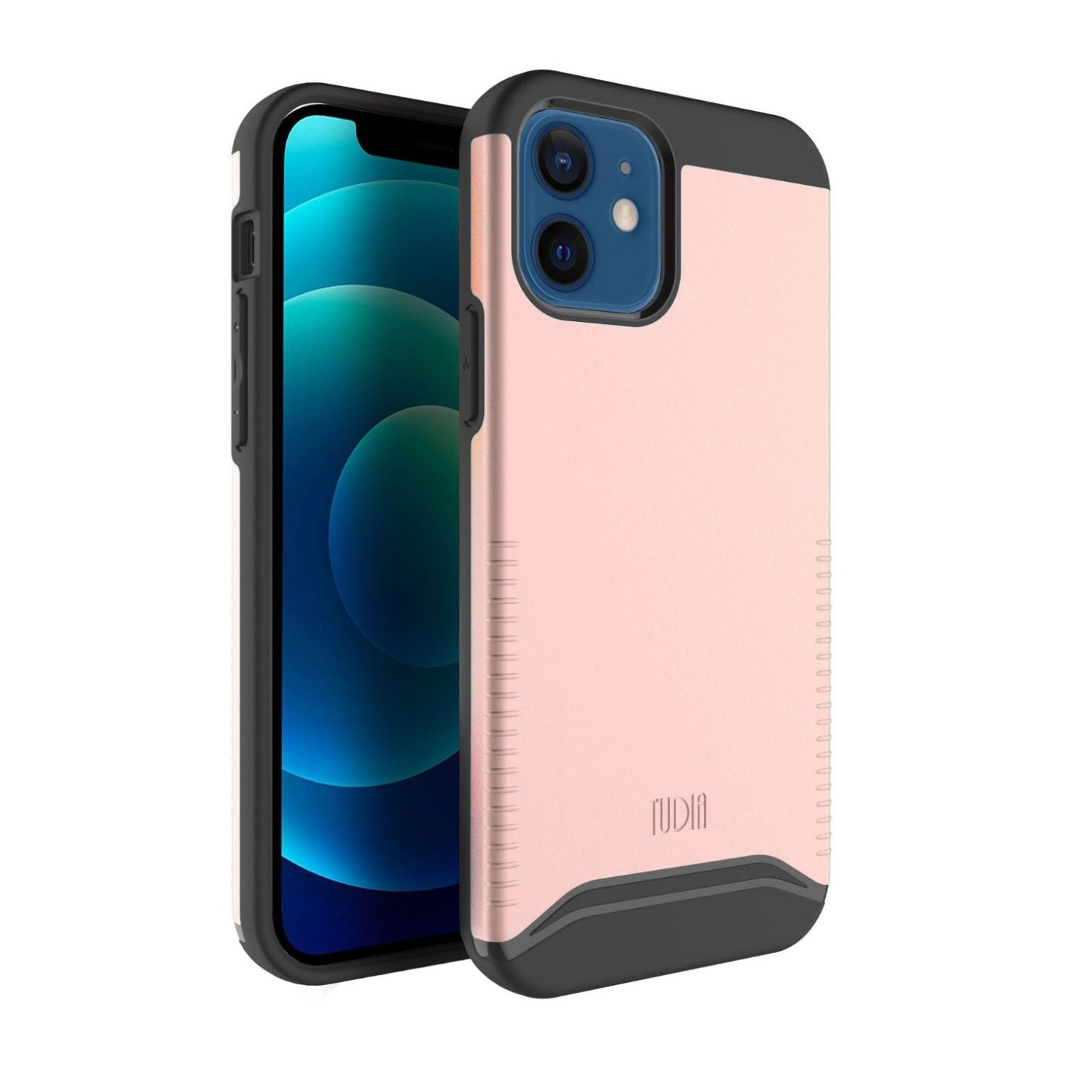 TUDIA MERGE Heavy Duty Dual Layer Case for Apple iPhone 12 / iPhone 12 Pro – Durable Protection with Sleek Design