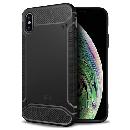 Apple iPhone X / XS Case TAMM Carbon Fiber Grip - TUDIA Products