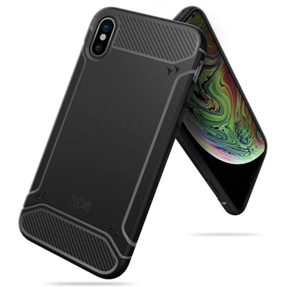 Apple iPhone X / XS Case TAMM Carbon Fiber Grip - TUDIA Products