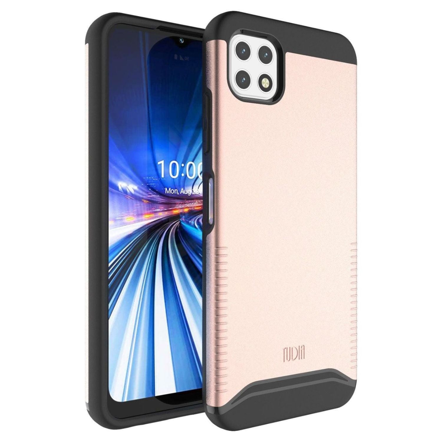 TUDIA Rugged MERGE Heavy Duty Dual Layer Case for Boost Mobile Celero 5G - Superior Protection