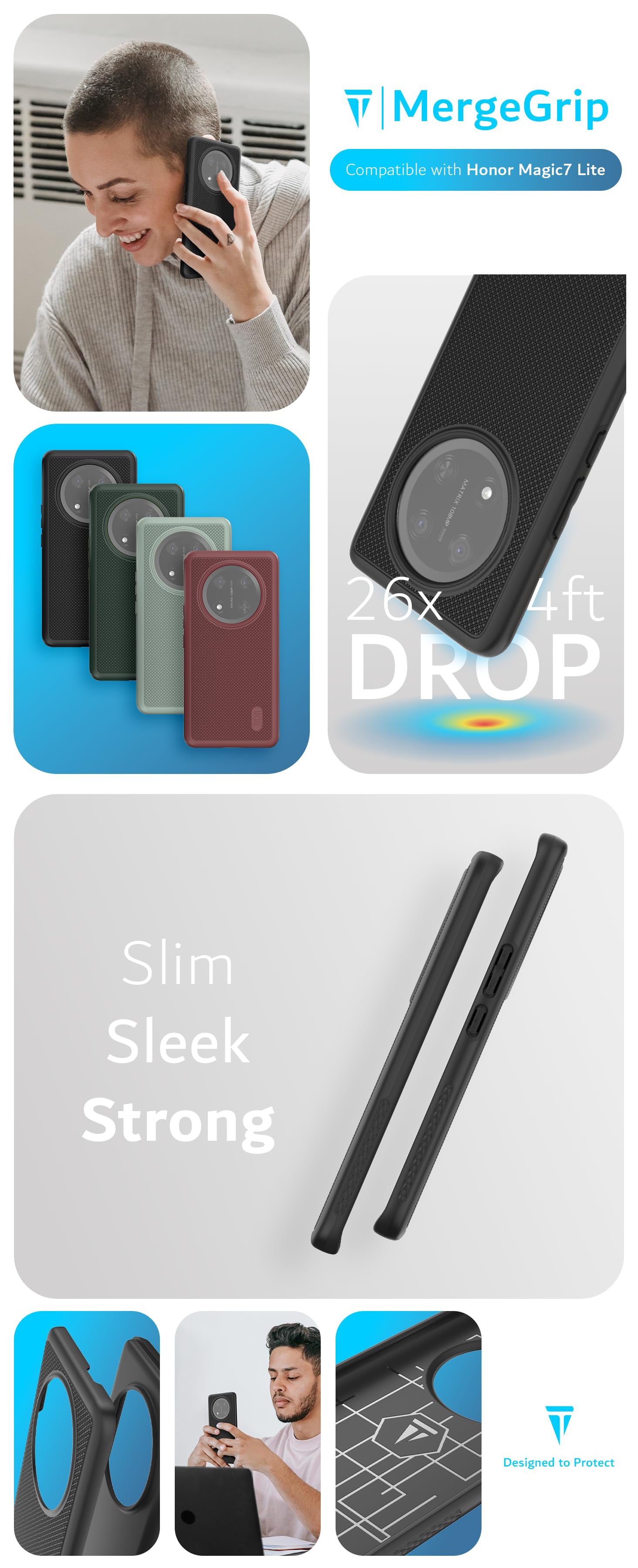 TUDIA Protective Case for Honor Magic 7 Lite – Slim, Durable, and Shock-Resistant Phone Cover