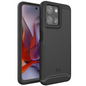 TUDIA DualShield Matte Black Case for Moto G Play 5G (2025) / Moto G 5G (2025) – Rugged Heavy Duty Protective Cover