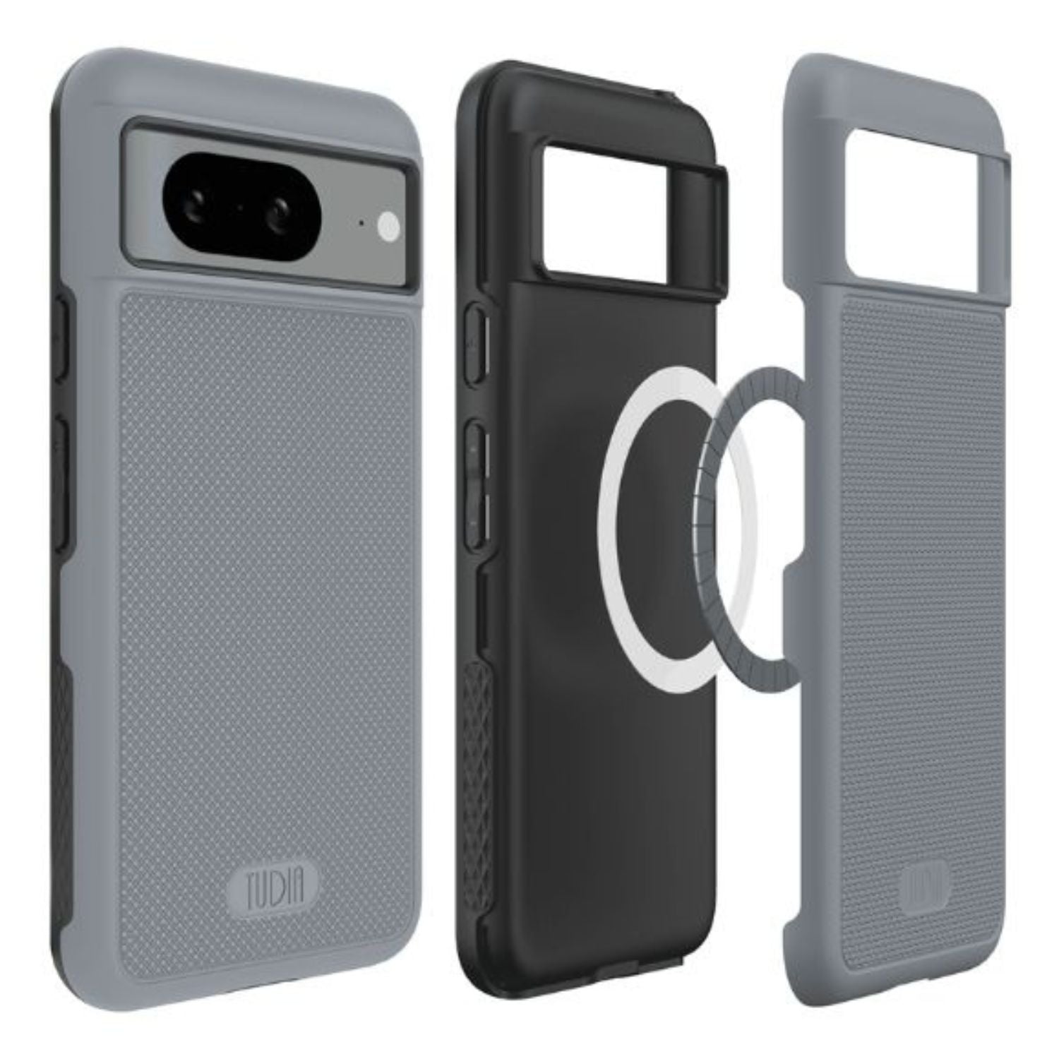 MagSafe Compatible MergeGrip Case for Google Pixel 8 - Built-In Magnet for Secure Attachment -TUDIA Products