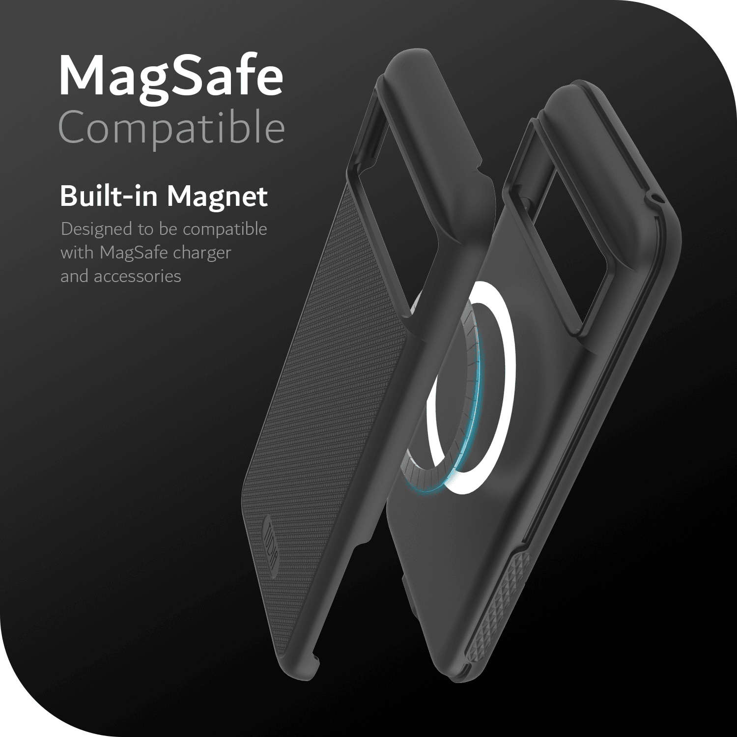 Google Pixel 8 MagSafe Compatible Case MergeGrip with Built-In Magnet - TUDIA Products