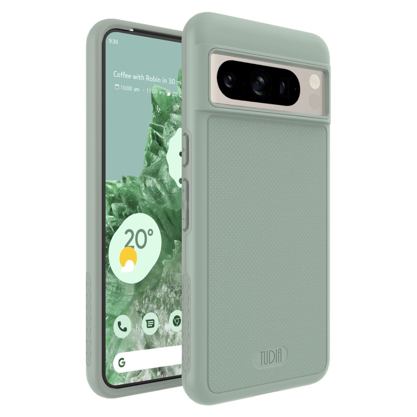TUDIA MergeGrip MagSafe Compatible Case for Google Pixel 8 Pro with Built-in Magnet, Slim and Shockproof Design