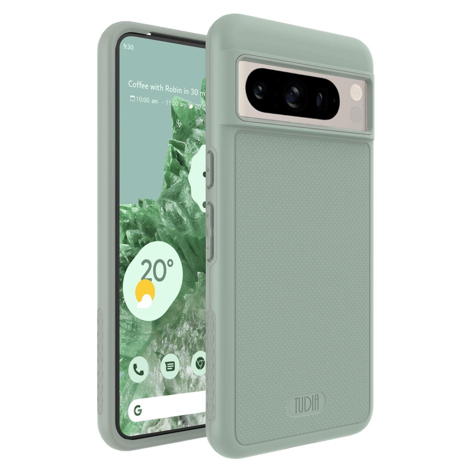 TUDIA MergeGrip MagSafe Compatible Case for Google Pixel 8 Pro with Built-in Magnet, Slim and Shockproof Design