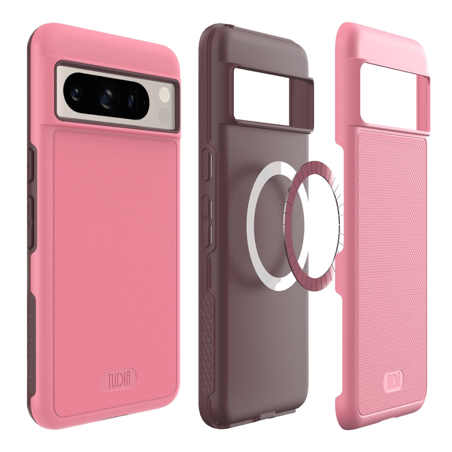 MagSafe Compatible MergeGrip Case for Google Pixel 8 Pro - Built-In Magnet for Secure Attachment -TUDIA Products