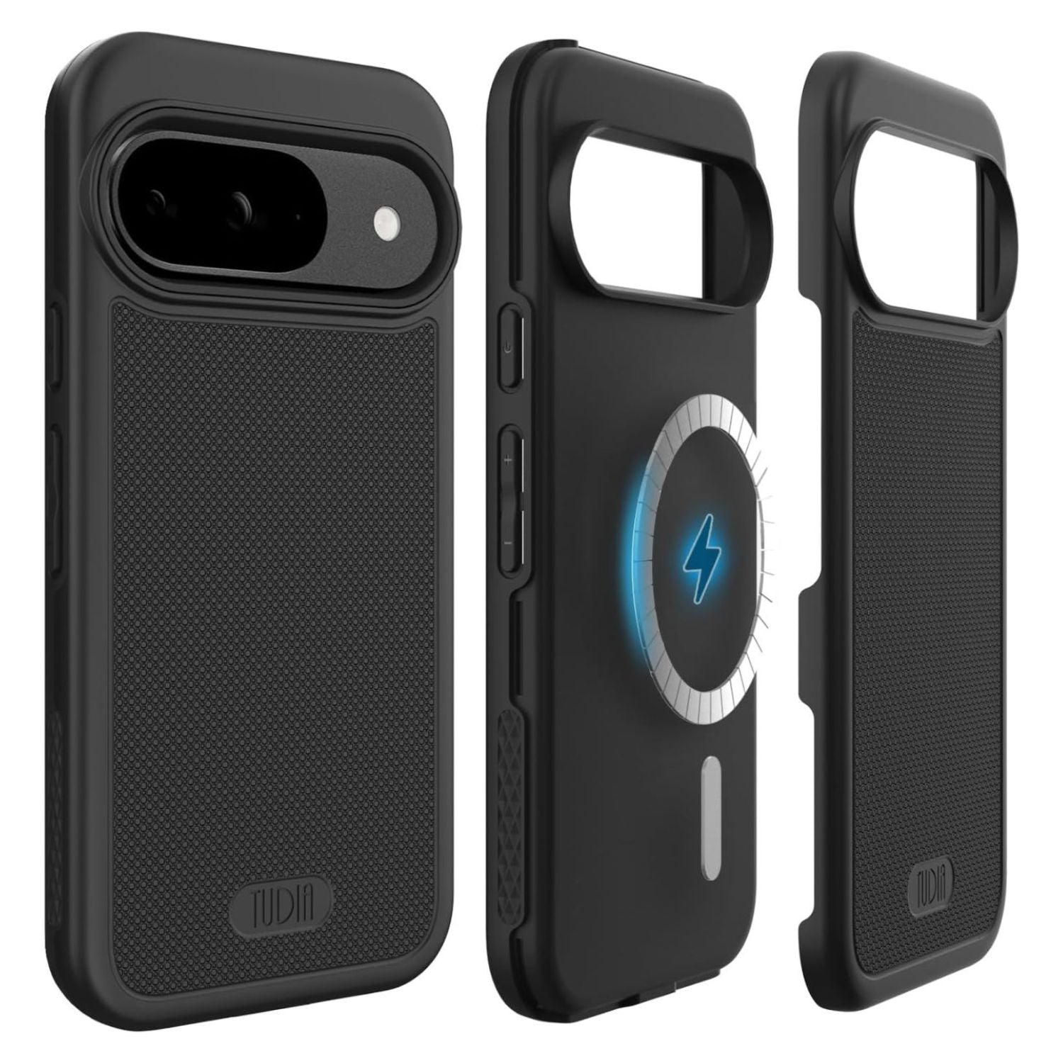 MergeGrip MagSafe Compatible Case for Google Pixel 9 / Pixel 9 Pro (2024) - Built-In Magnet for Se