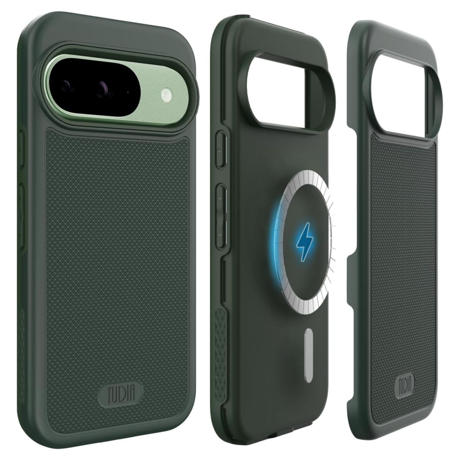 MergeGrip MagSafe Compatible Case for Google Pixel 9 / Pixel 9 Pro (2024) - Built-In Magnet for Se