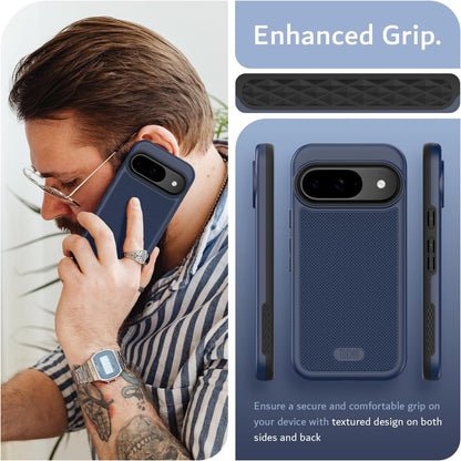 Google Pixel 9 / Pixel 9 Pro Case (2024) MagSafe Compatible Case MergeGrip with Built-In Magnet - TUDIA Products