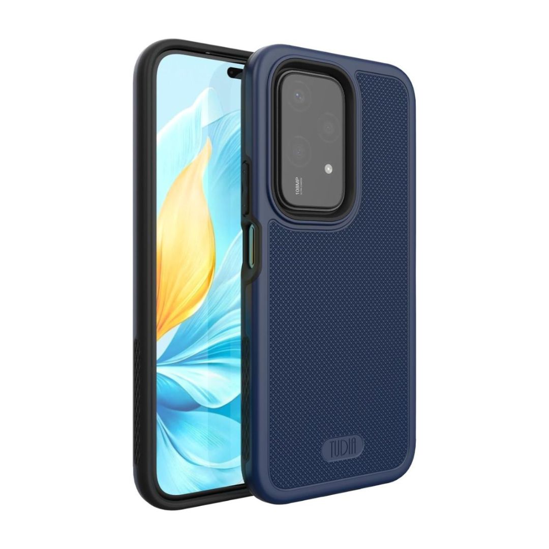 TUDIA MergeGrip Heavy Duty DualShield Case for Honor Magic 200 LITE 5G - Durable and Rugged Protection - Indigo Blue