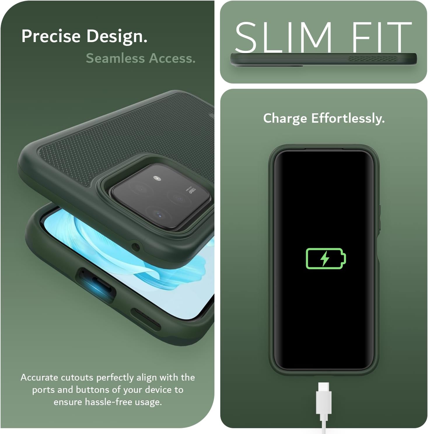 Honor Magic 200 LITE 5G Case MergeGrip Heavy Duty DualShield - TUDIA Products