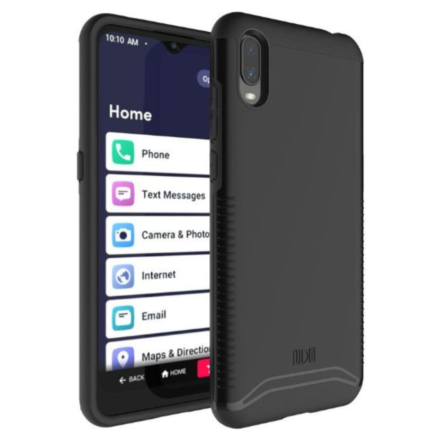 TUDIA MERGE Heavy Duty Dual Layer Case for Jitterbug Smart 3 - Rugged and Durable Protection