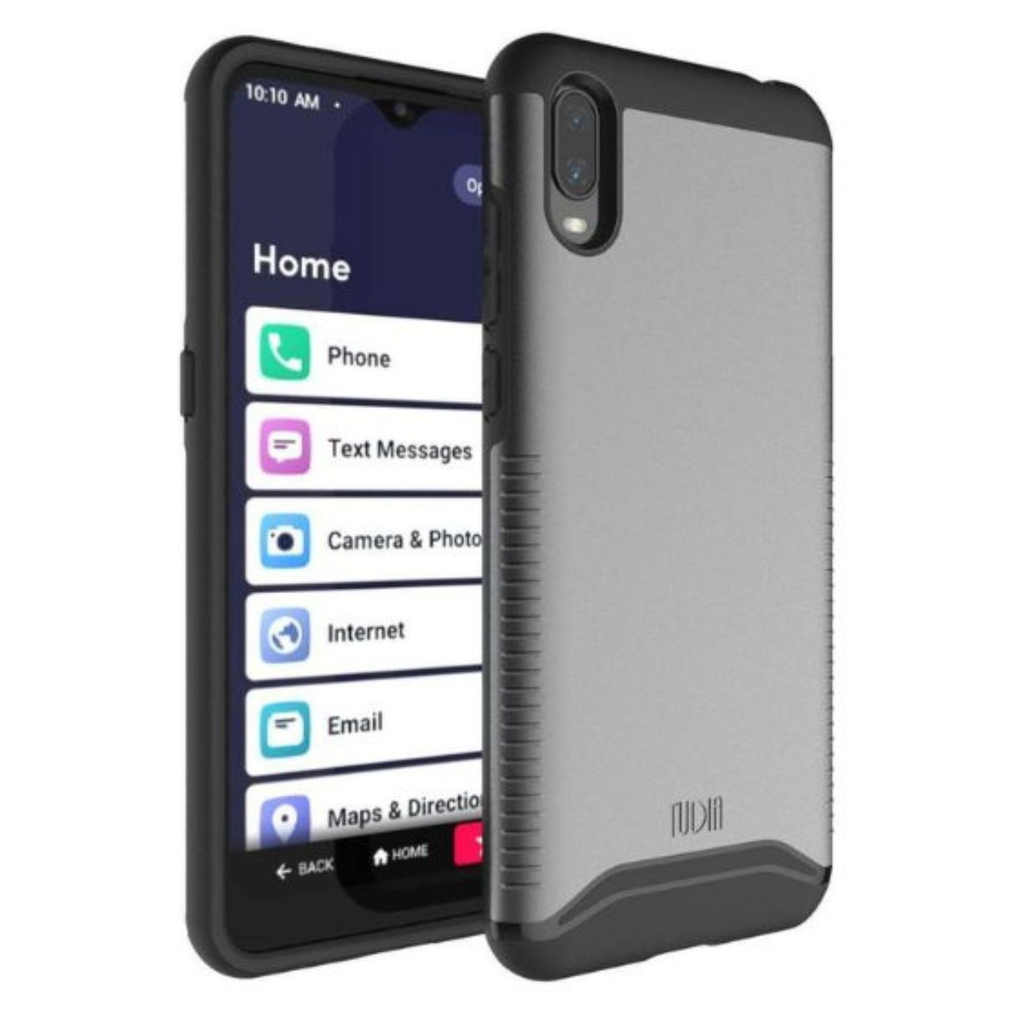 TUDIA MERGE Heavy Duty Dual Layer Case for Jitterbug Smart 3 - Rugged and Durable Protection