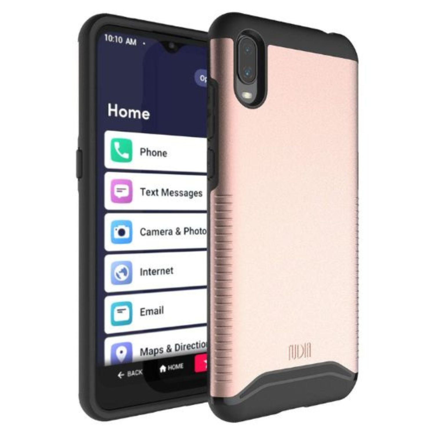 TUDIA MERGE Heavy Duty Dual Layer Case for Jitterbug Smart 3 - Rugged and Durable Protection