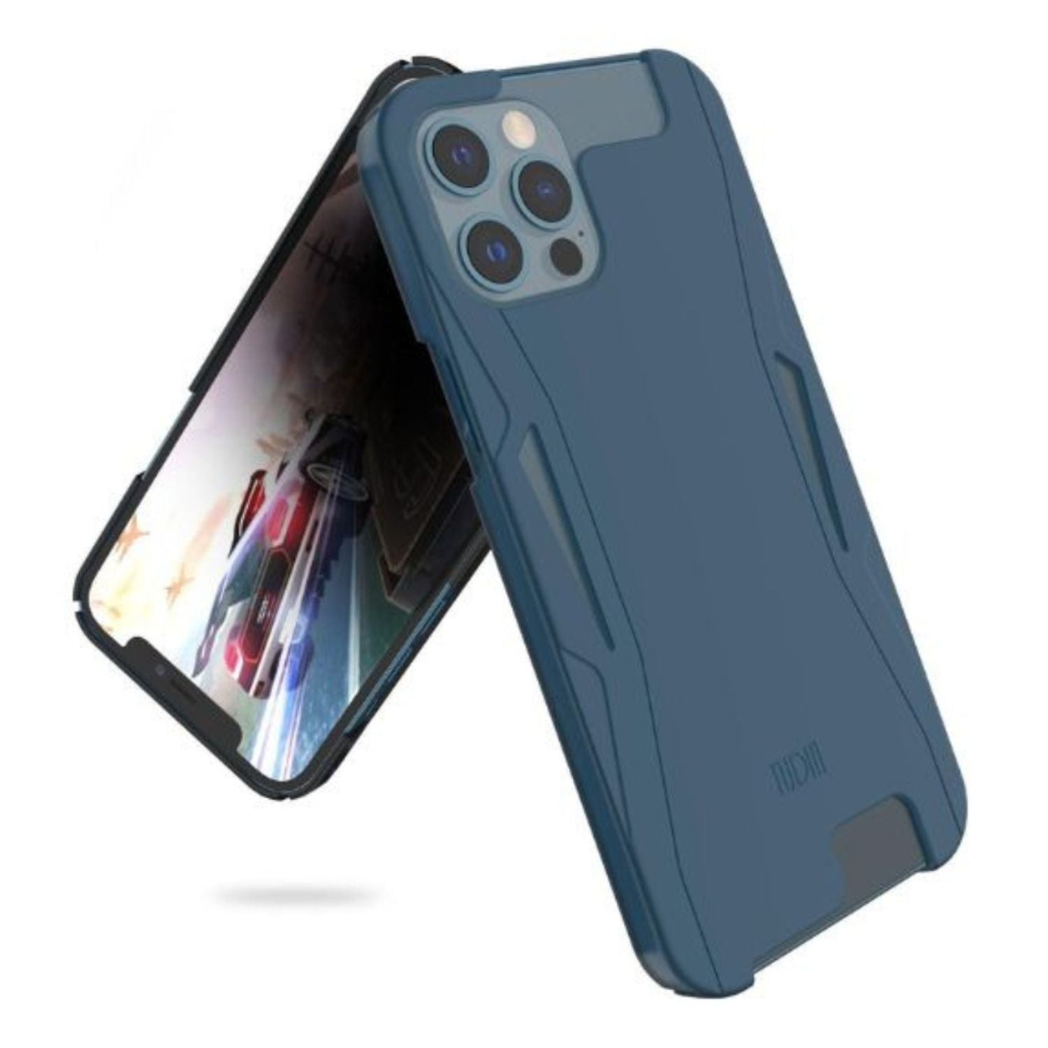 TUDIA LULA Protective Case for iPhone 12 Pro Max, Backbone One Compatible, Slim Blue Cover