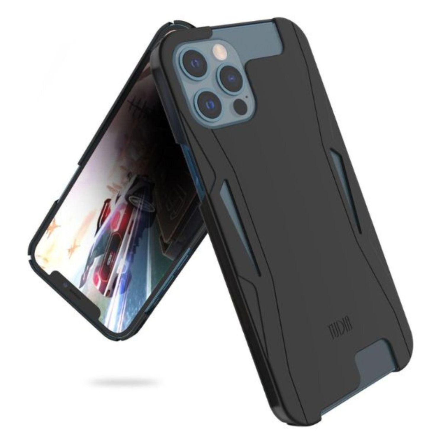 TUDIA LULA Protective Case for iPhone 12 Pro Max, Backbone One Compatible, Slim BlackCover