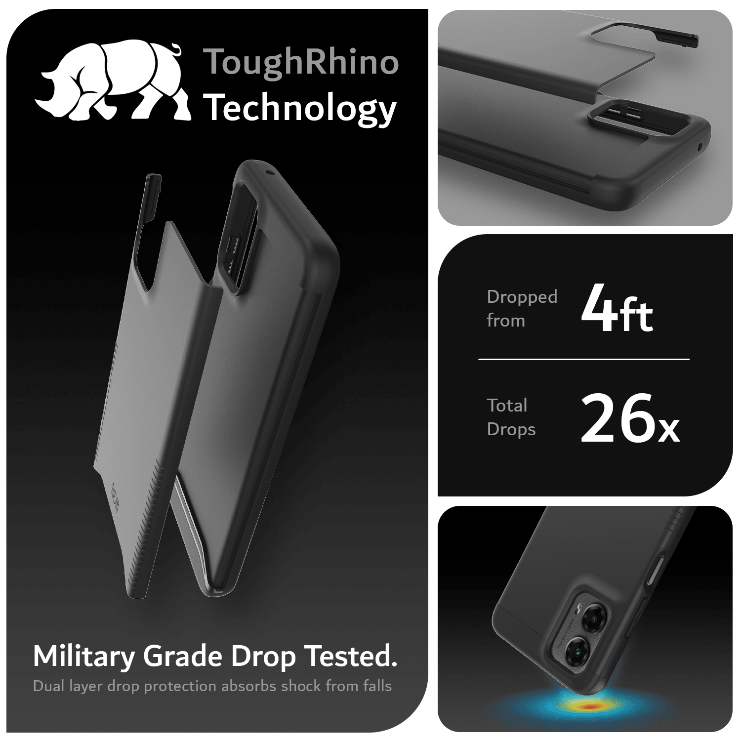 Moto G 5G (2024) Case MERGE Heavy Duty DualShield - TUDIA Products