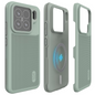 TUDIA MergeGrip Green Lily case for Xiaomi 15 5G – Military Grade, Raised Edge Protection, Enhanced Grip, Drop Tested (2025)

