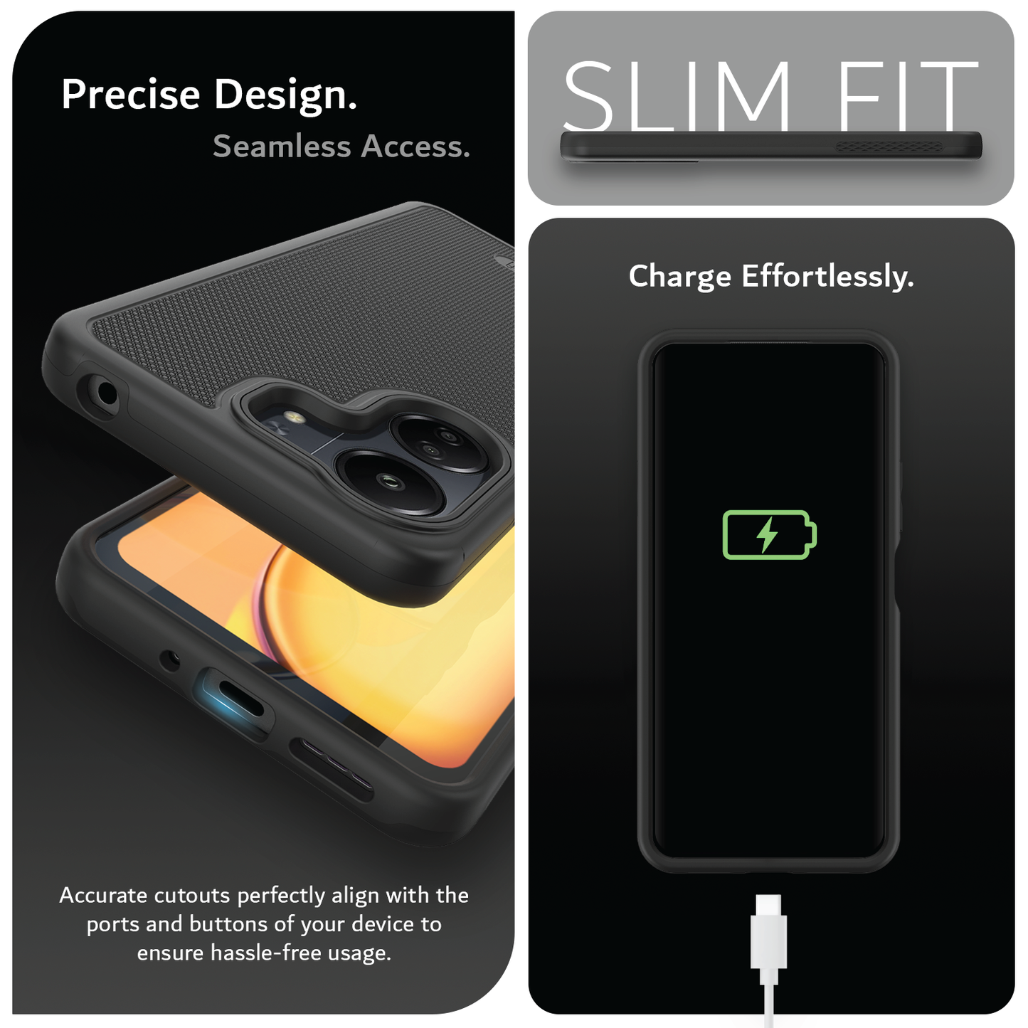 Xiaomi Redmi 13C / Xiaomi Poco C65 4G Case MergeGrip Heavy Duty - TUDIA Products