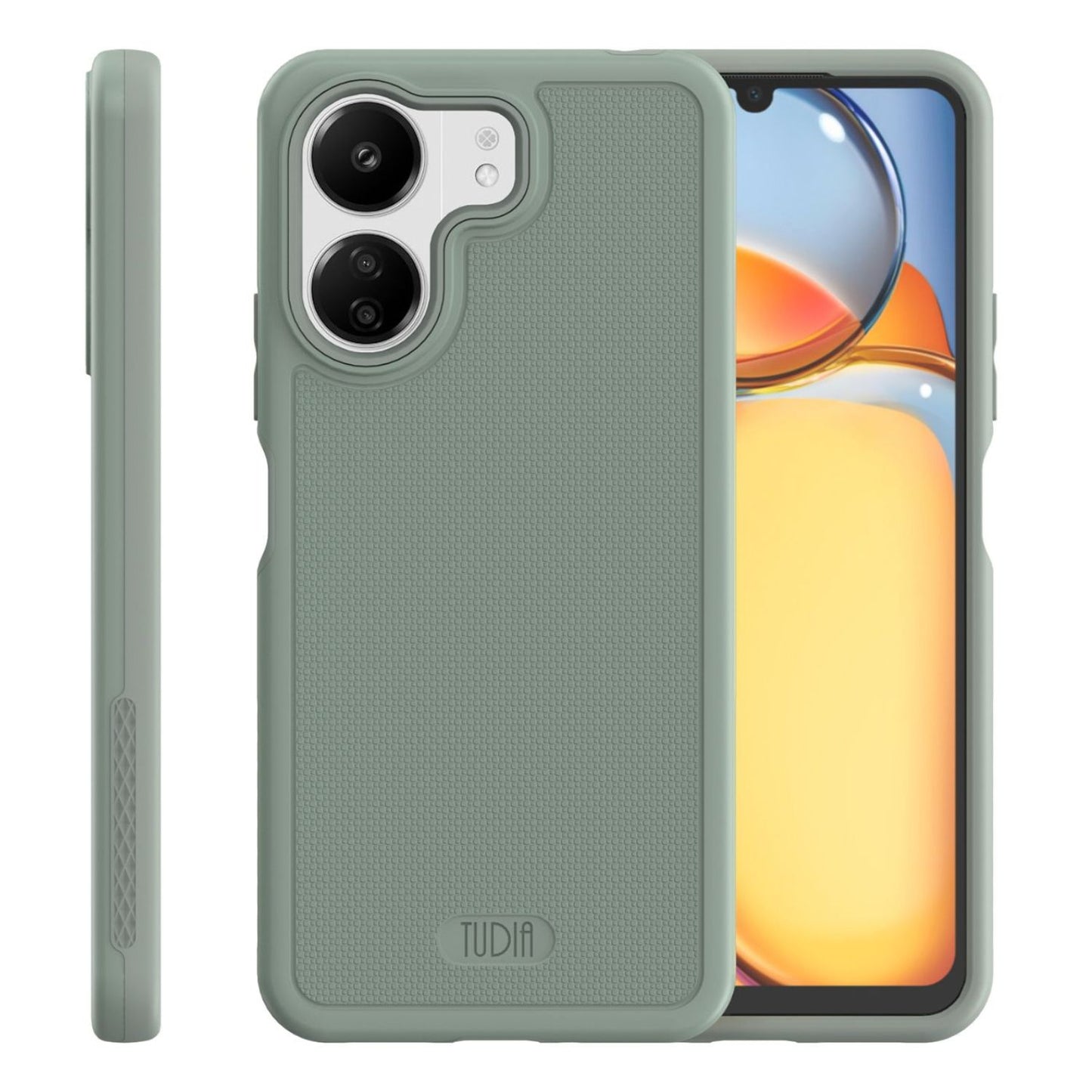 TUDIA MergeGrip Case for Xiaomi Redmi 13C and Poco C65 4G – Heavy Duty Shockproof Protection