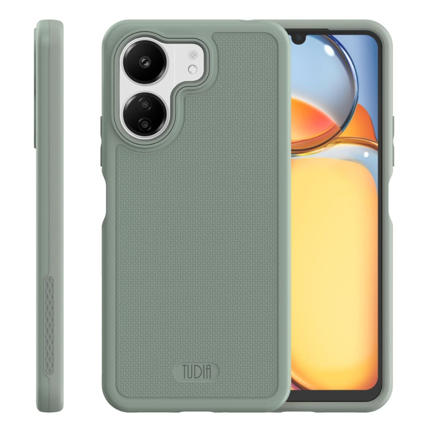 TUDIA MergeGrip Case for Xiaomi Redmi 13C and Poco C65 4G – Heavy Duty Shockproof Protection