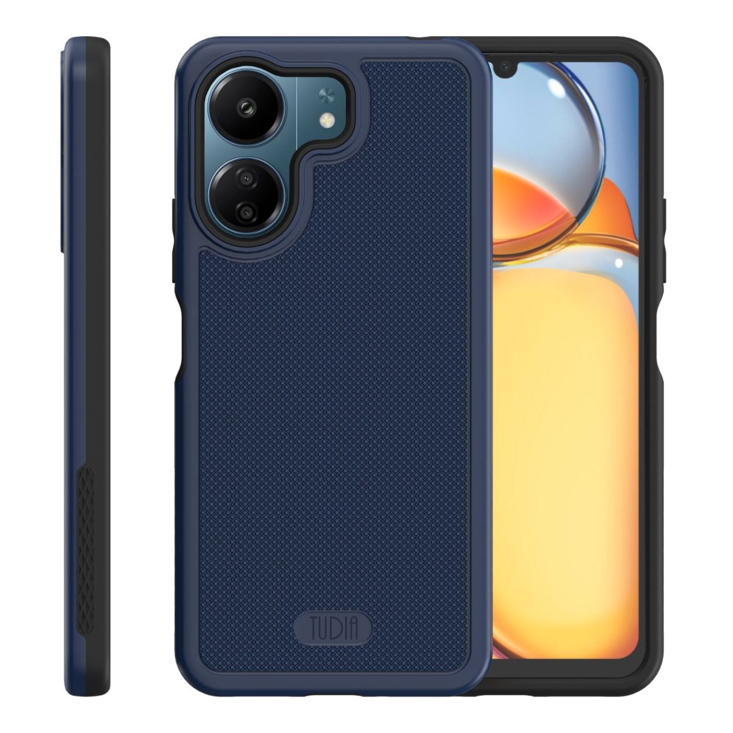 TUDIA MergeGrip Case for Xiaomi Redmi 13C and Poco C65 4G – Heavy Duty Shockproof Protection