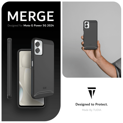 Moto G Power 5G (2024) Case MergeGrip Heavy Duty - TUDIA Products