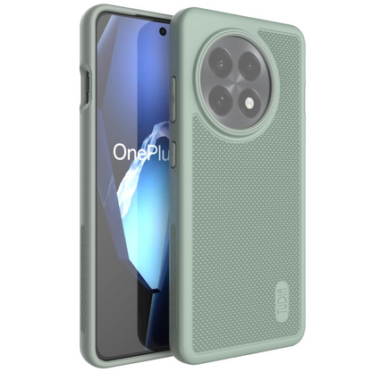 TUDIA Green Lily MergeGrip Case for OnePlus 13R 5G (2025) with Military Grade Drop Protection and Raised Edges

