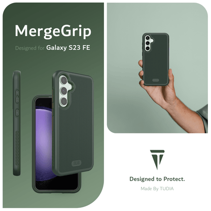 Samsung Galaxy S23 FE MagSafe Compatible Case MergeGrip with Built-In Magnet - TUDIA Products