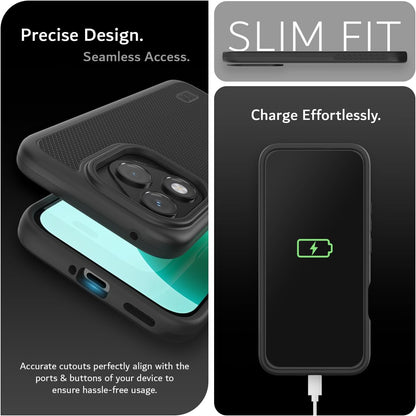TUDIA MergeGrip Heavy Duty Case for Honor 400 Lite (2025) – Shockproof Dual-Layer Slim Rugged Phone Cover