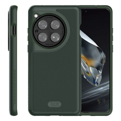 TUDIA MergeGrip MagSafe Compatible Case for OnePlus 12 in Pine Green with Built-In Magnet, Shockproof and Slim Design
