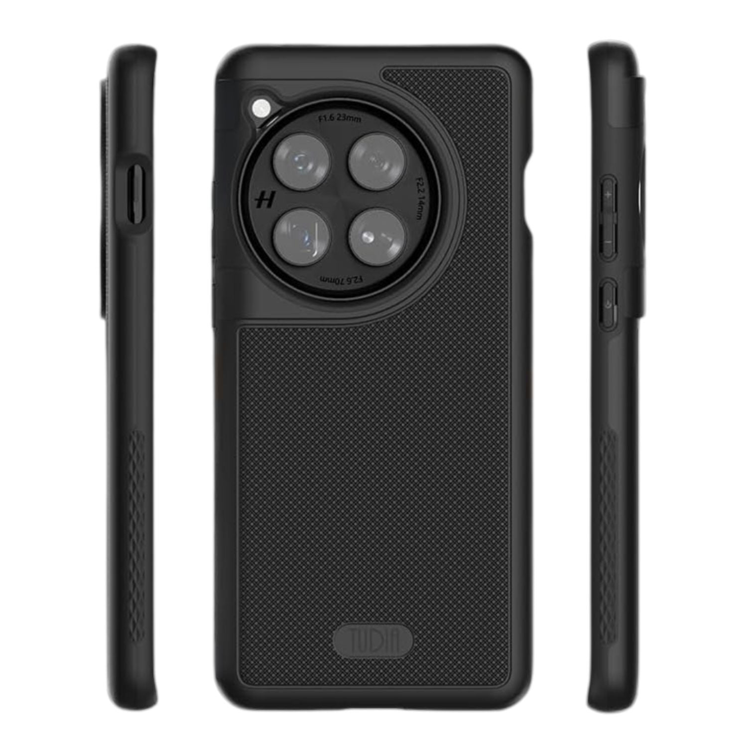 TUDIA MergeGrip MagSafe Compatible Case for OnePlus 12 in Matte Black with Built-In Magnet, Shockproof and Slim Design
