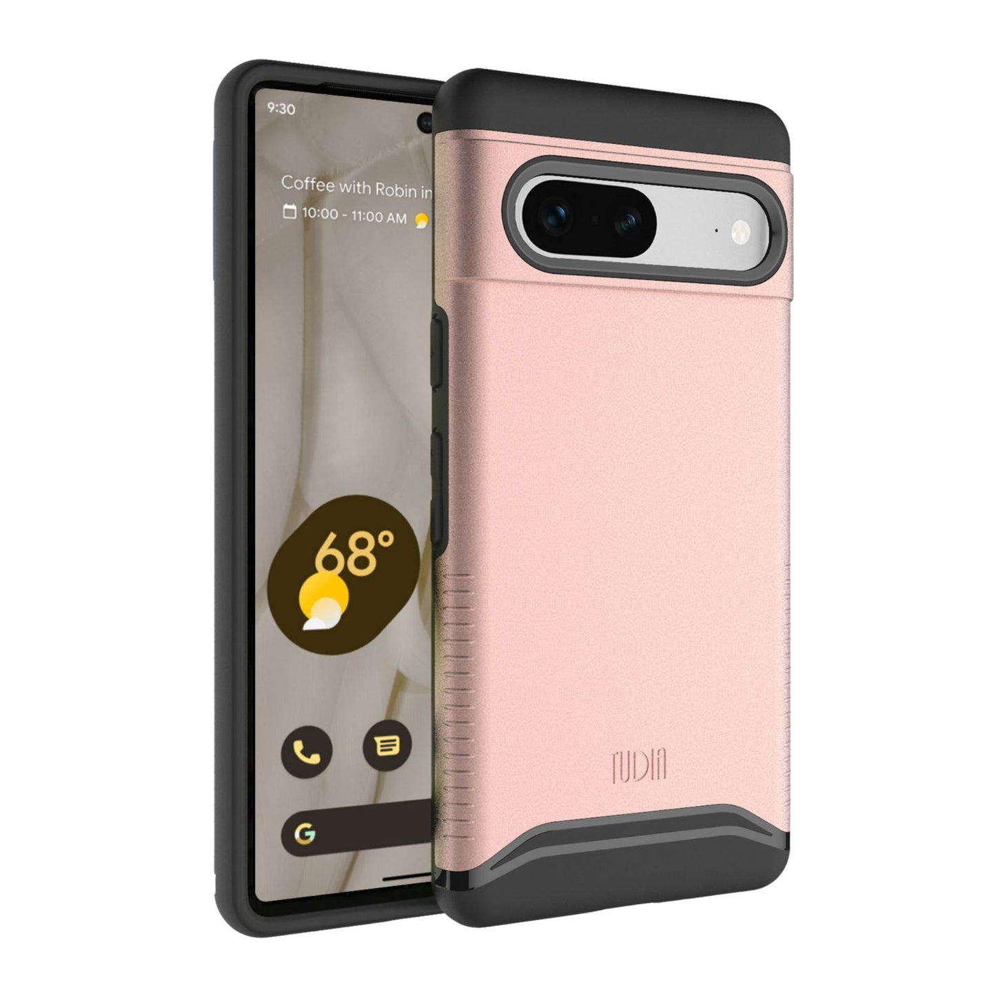 TUDIA Merge Dual-Layer Protective Case in Rose Gold for Google Pixel 7