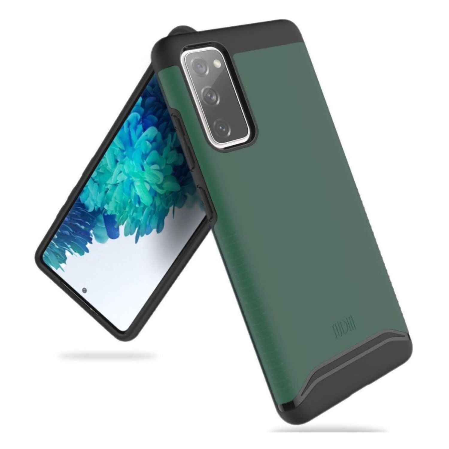 TUDIA Merge Heavy Duty Dual-Layer Case for Samsung Galaxy S20 FE 5G in Hunter Green - Shockproof and Slim Protective Cover