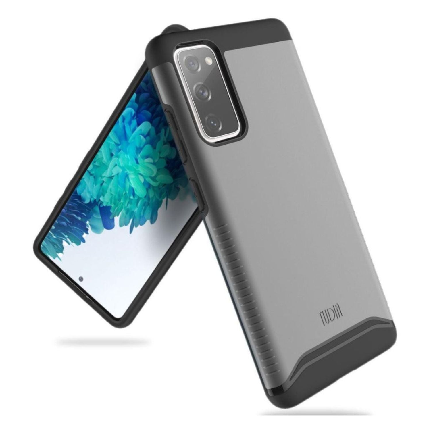 TUDIA Merge Heavy Duty Dual-Layer Case for Samsung Galaxy S20 FE 5G in Metallic Slate – Shockproof and Slim Protective Cover