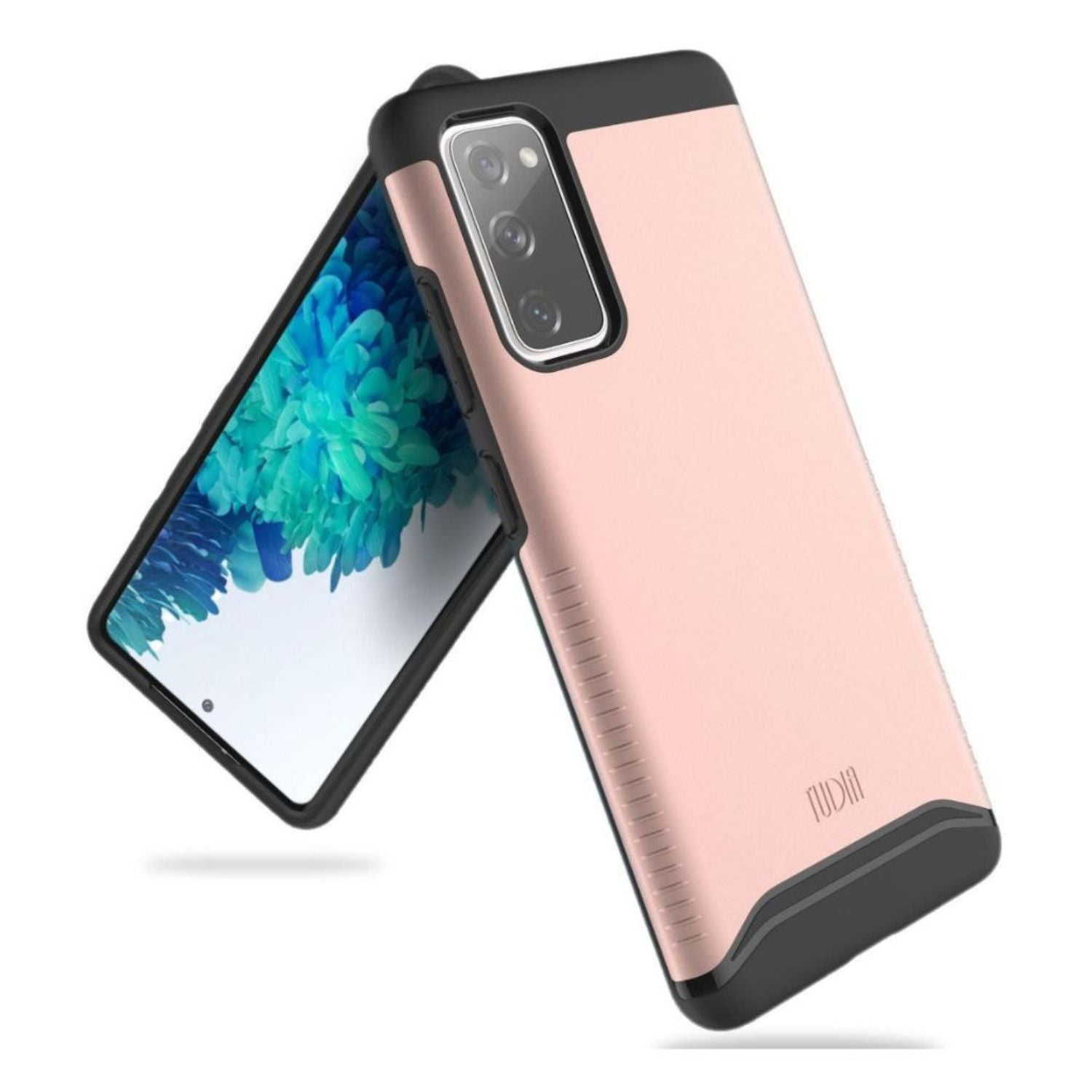 TUDIA Merge Heavy Duty Dual-Layer Case for Samsung Galaxy S20 FE 5G in Rose Gold – Shockproof and Slim Protective Cover