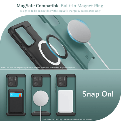 Motorola Edge (2023) / Motorola Edge 40 MagSafe Compatible Case MERGE with Built-In Magnet - TUDIA Products
