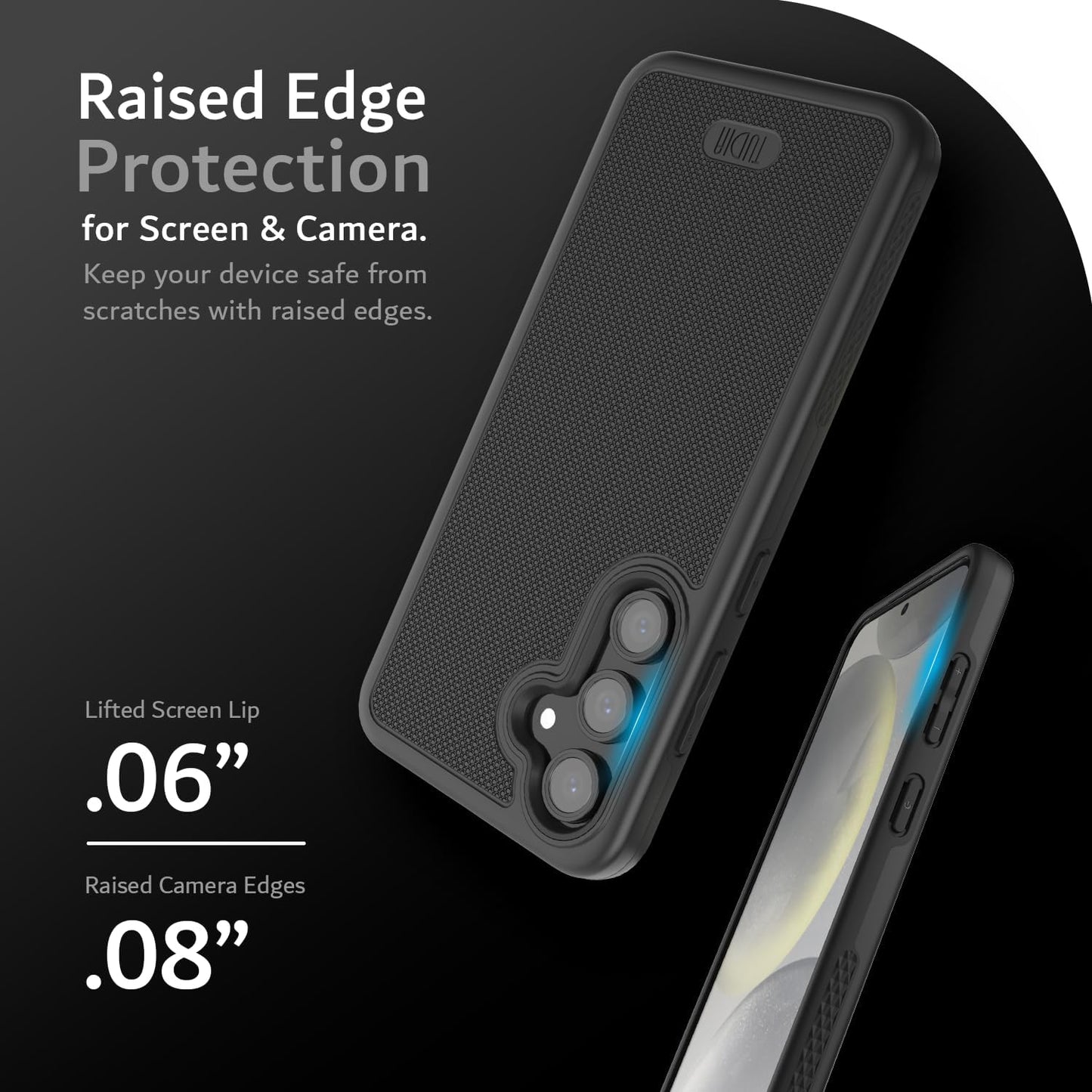 Samsung Galaxy S24 FE Case MergeGrip Military Grade Dual Layer Protection Heavy Duty DualShield Case - TUDIA Products